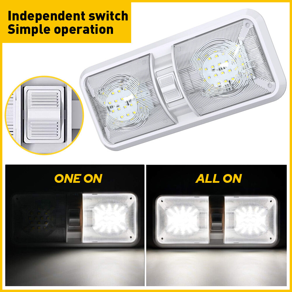 New RV 48 LED 12V CEILING FIXTURE 3D Architecture RV MARINE Q