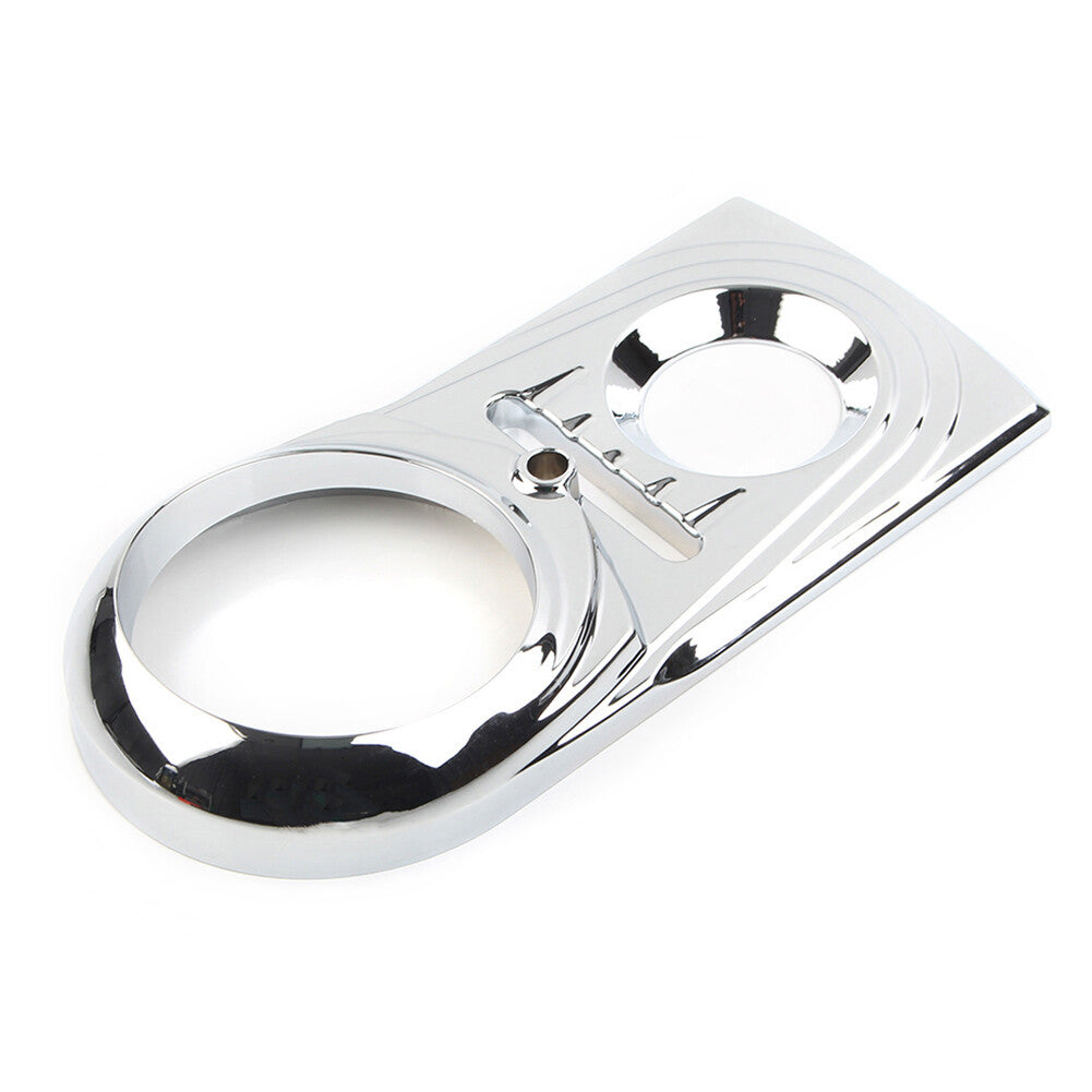 Dash Panel Insert Cover Cap Fit for Harley Softail FLSTC Street Glide Silver Q