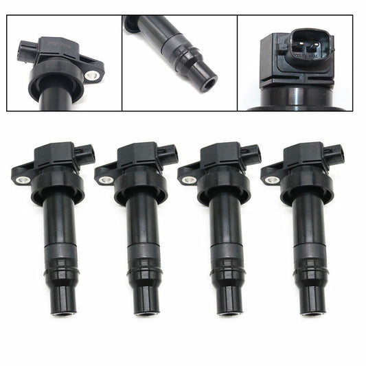 4X Ignition Coil for Kia Soul for Hyundai Accent for Veloster Rio 1.6L L4 27301-2B010 US
