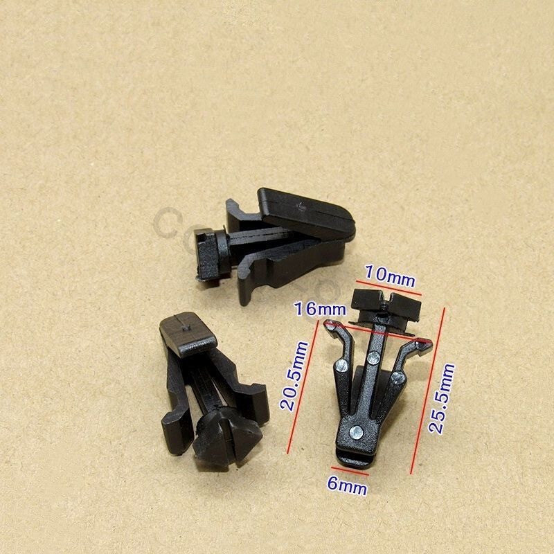 10 Pcs Car Bumper Grille Retainer Fastener Clips for Nissan