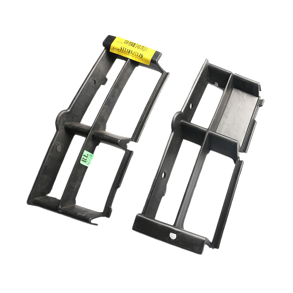 New (2) Front Lower Bumper Cover Grid Grille for 1997-2003 for BMW E39 5 Series LR