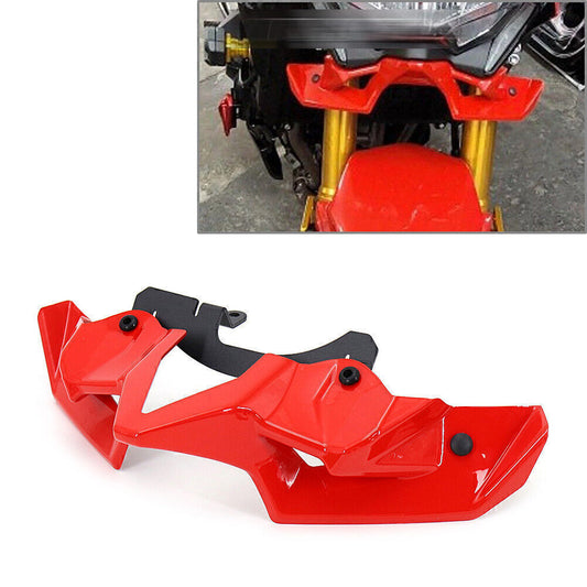 Red Downforce Spoilers Wing for Kawasaki Z900 2020 2021-2022