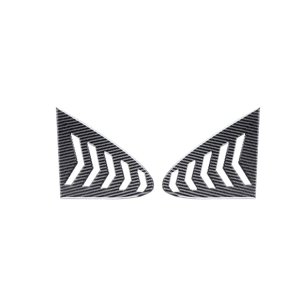 2Pcs Carbon Fiber Headlight Eyebrows Eyelids Cover Trim For 2000-09 for Honda S2000 v