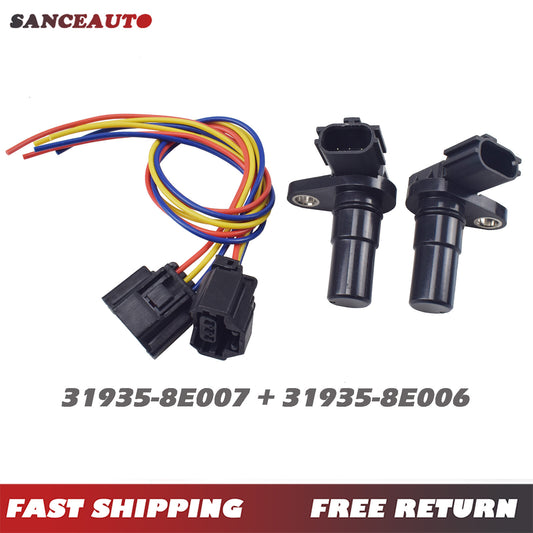 Transmission input/output vehicle speed sensor with connector for Altima for Infiniti - n