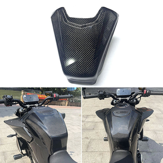 100% Carbon Fiber Motorcycle Fuel Tank Cover Guard For CF-moto 800NK 2023-2026 Q