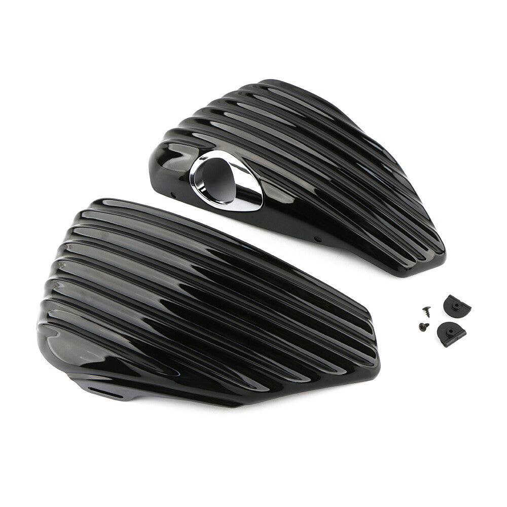 Glossy black fuel tank cap protector for Harley Sportster XL 1200 883