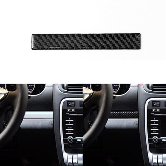 Red Carbon Fiber Manual Gear Shift Panel Cover Trim for Jeep Liberty 2008-2012 v