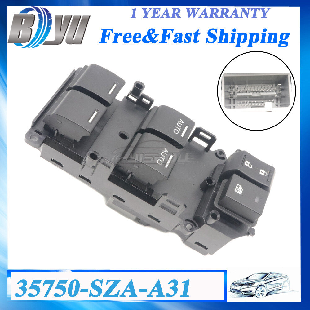 35750-SZA-A31 for Honda Pilot 3.5L 2008-2015 Power Master Window Control Switch