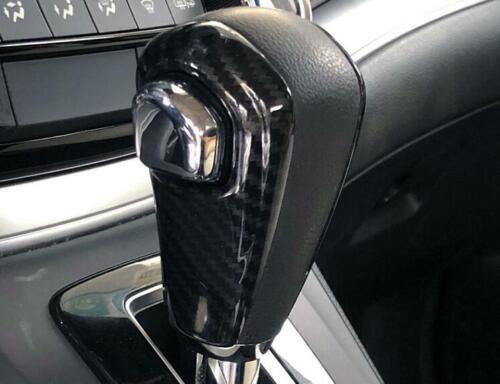 for Honda CRV CR-V 12-2016 ABS Carbon Fiber Central Console Gear Shift Knob Trim