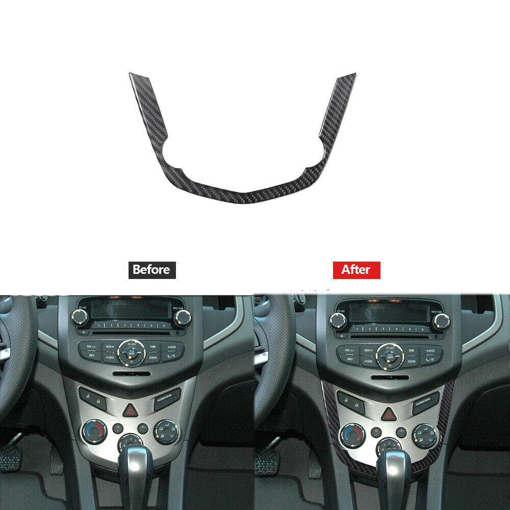 1 piece for 2012-2016 Sonic Carbon Fiber Climate Control Exterior Cover - n