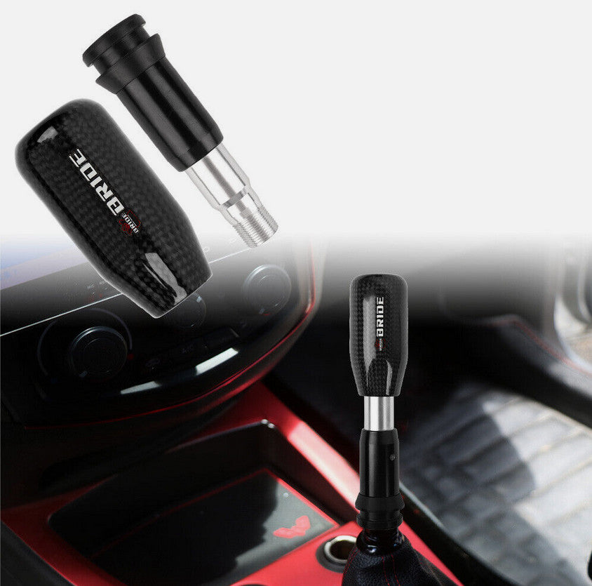 Car Gear Shift Knob Boot Racing Transmission Cover Spoon Sport Black for Mitsubishi