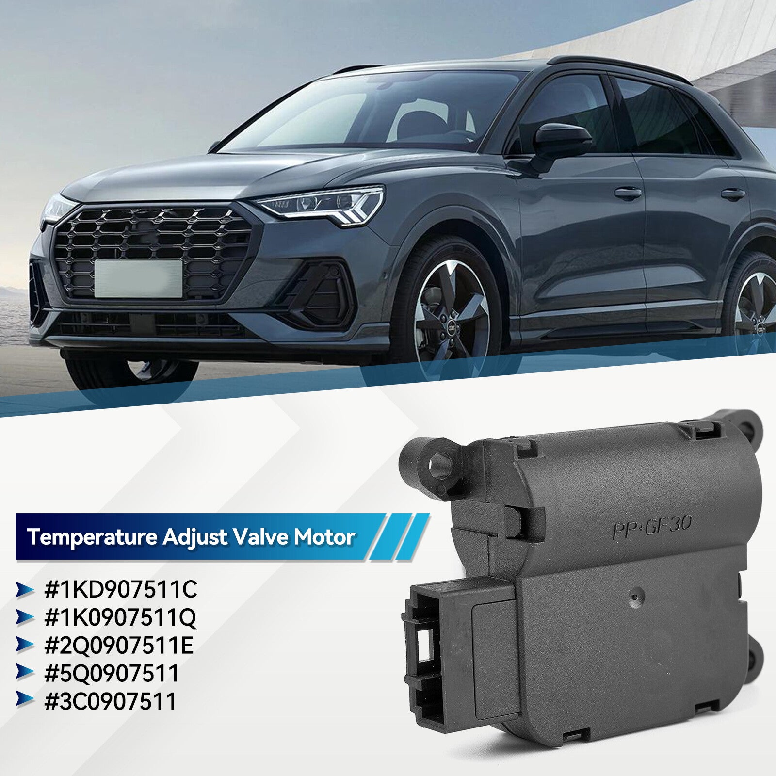 for VW Air Conditioning Blower Actuator Motor 1K1907511C 2Q0907511E 5Q0907511/3C0907511 Q