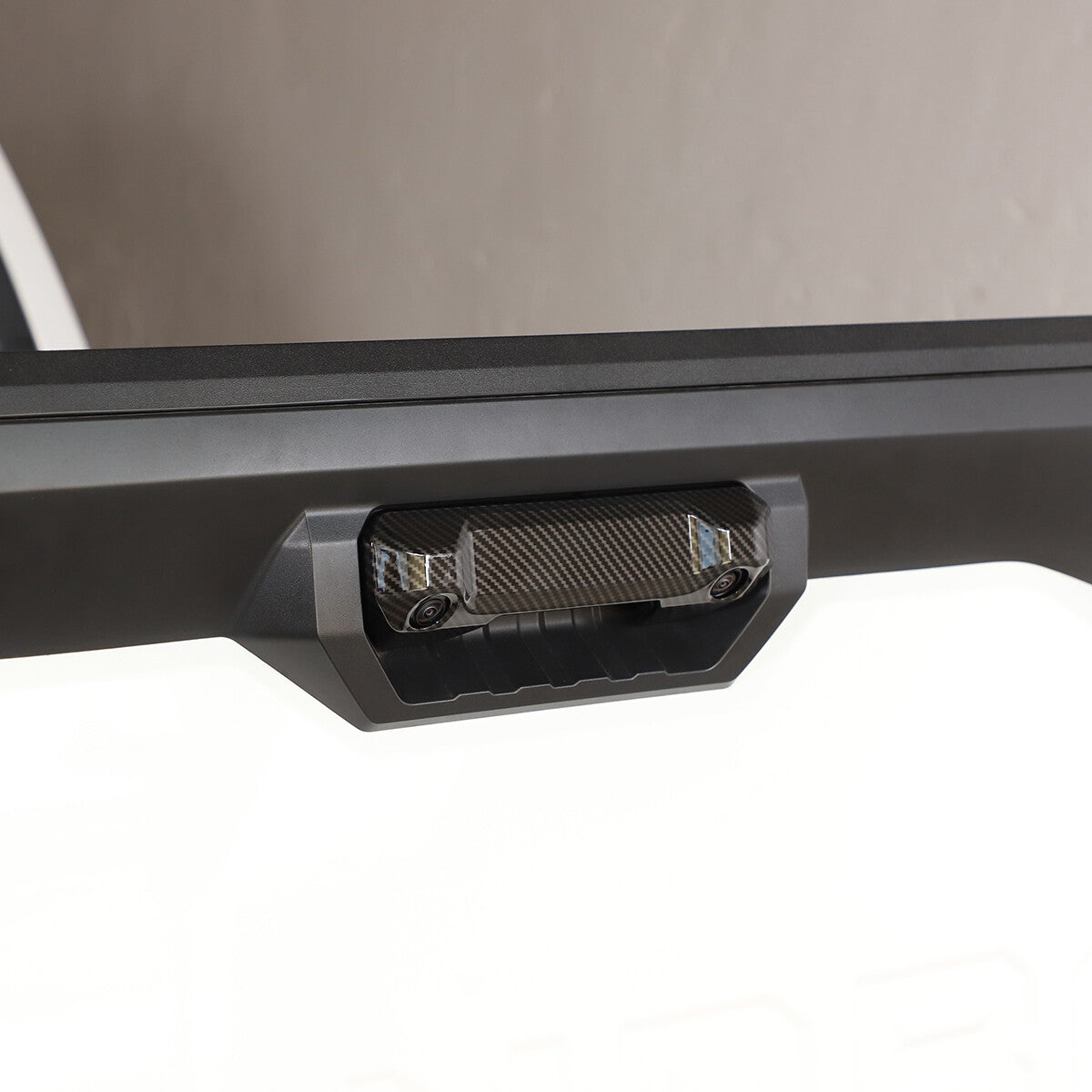 2 Black view mirror rainproof eyebrow cover decoration suitable for @ FJ Cruiser 07-21- v