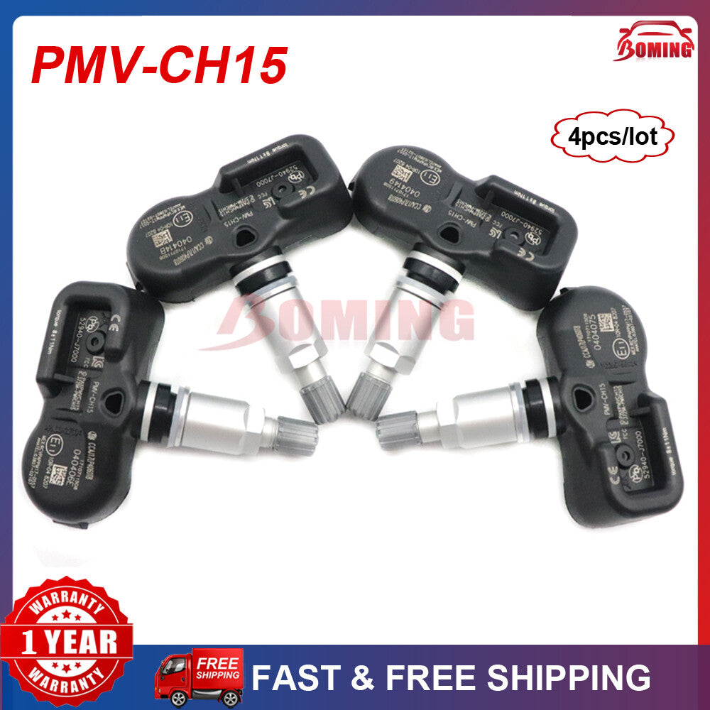 4-pack TPMS PMV-CH15 tire pressure sensors for KiA Forte Cerato Koup K3 52940-J7000