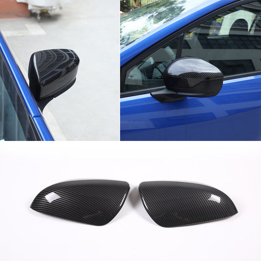 Carbon ABS side mirror cap trim for Subaru WRX LEVO GRS4 STI VB 2022-23