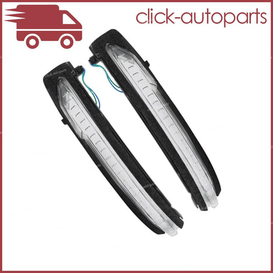 2 for Nissan Qashqai J11 for X-Trail T32 Front LR Side Mirror LED Turn Signal Light