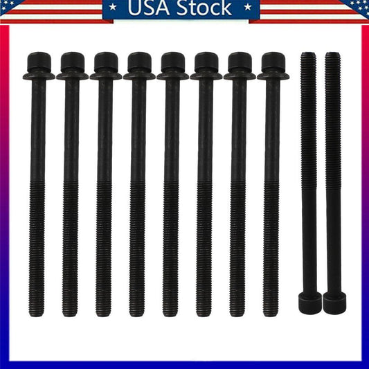 10Pcs Engine Cylinder Head Bolts Kit for HYUNDAI for KIA G4KJ 2.4L 223202C400