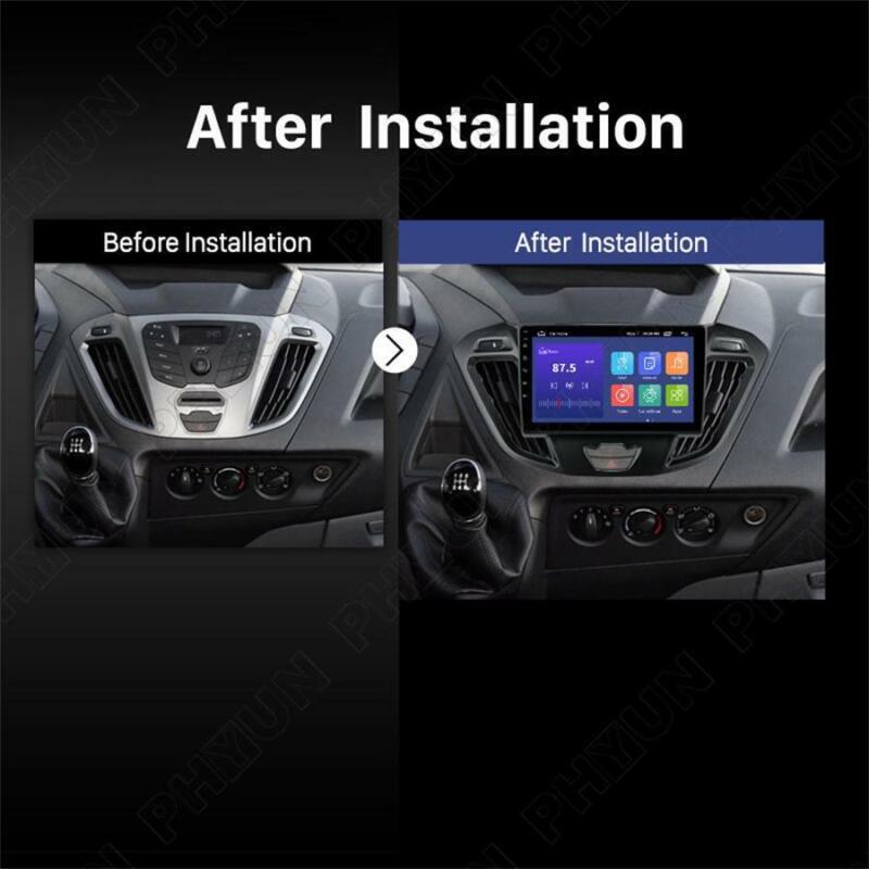 WiFi GPS navigation for Transit 2013 - 2018, Android 10.0 stereo radio player. n