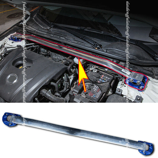 for Mazda CX-30 2020-2022 Silver Alloy Hood Tension Bar Balance Strut Brace Trim