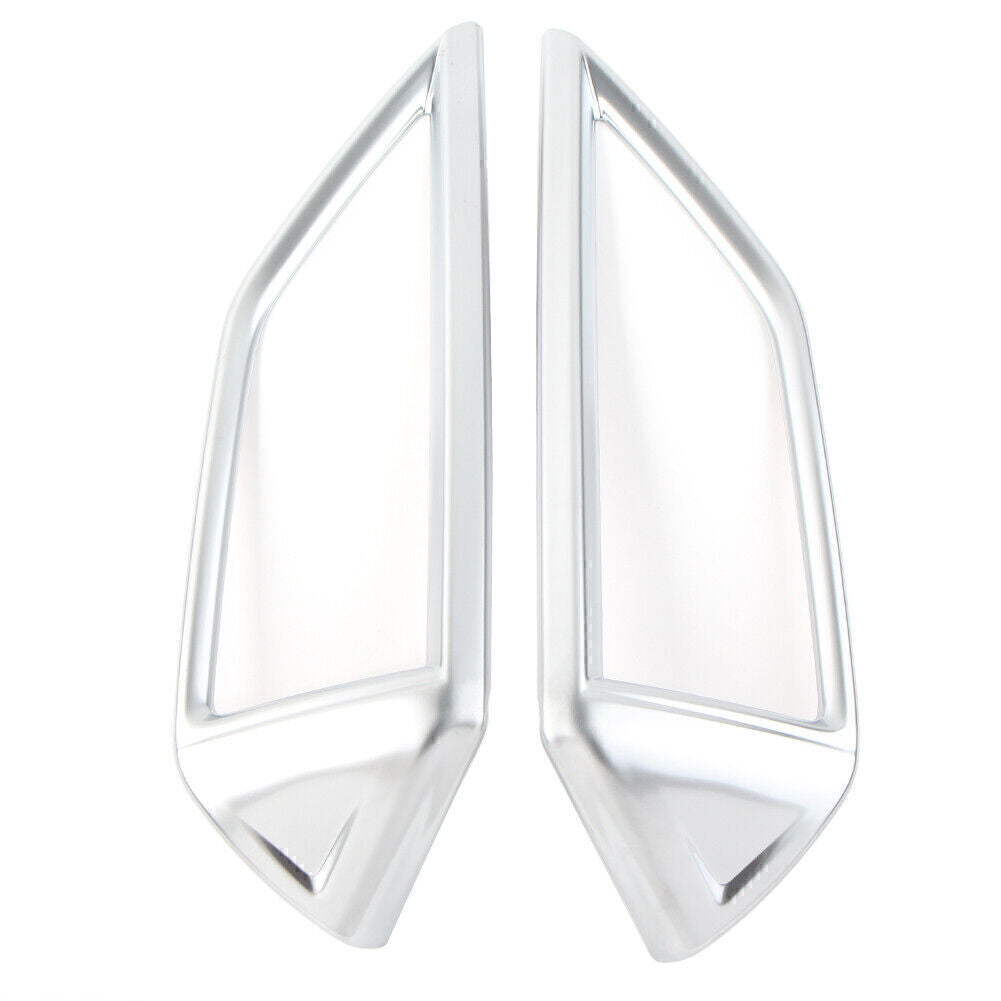 Fit for Subaru Forester 2019 2020 Matte Silver Front Middle Air Vent Cover Trim