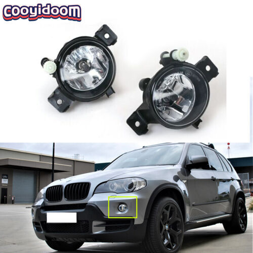 Pair New Front Bumper Fog Light For 2011 2012 2013 for BMW X5 E70