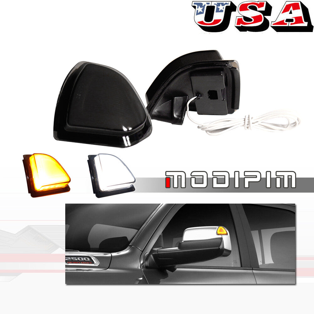 Exterior Mirror Turn Signal Light Kit for for Dodge for Ram 1500 2500 3500 4500- v