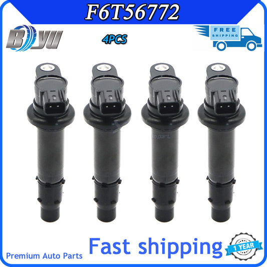F6T56772 Ignition Coil Package for Yamaha XT1200Z Super Tenere for Suzuki 2010-15 (4x) v