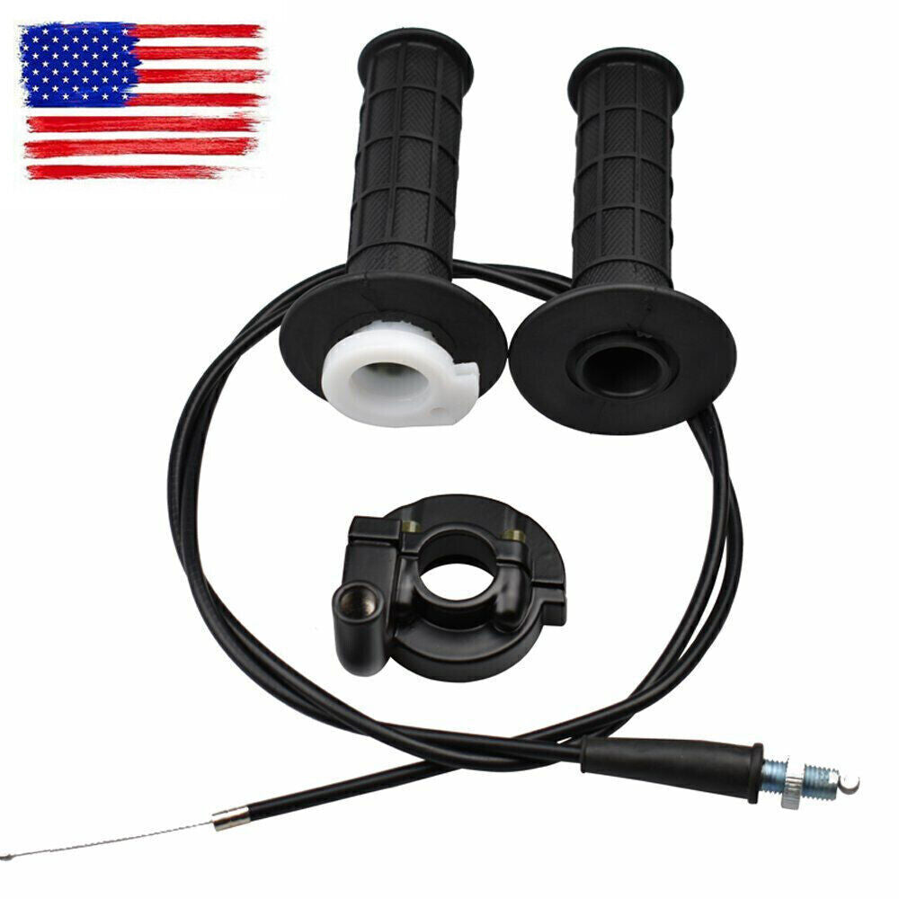 7/8 Twist Throttle Grips Cable Set Coleman Powersports CT100U for Mini Bike!