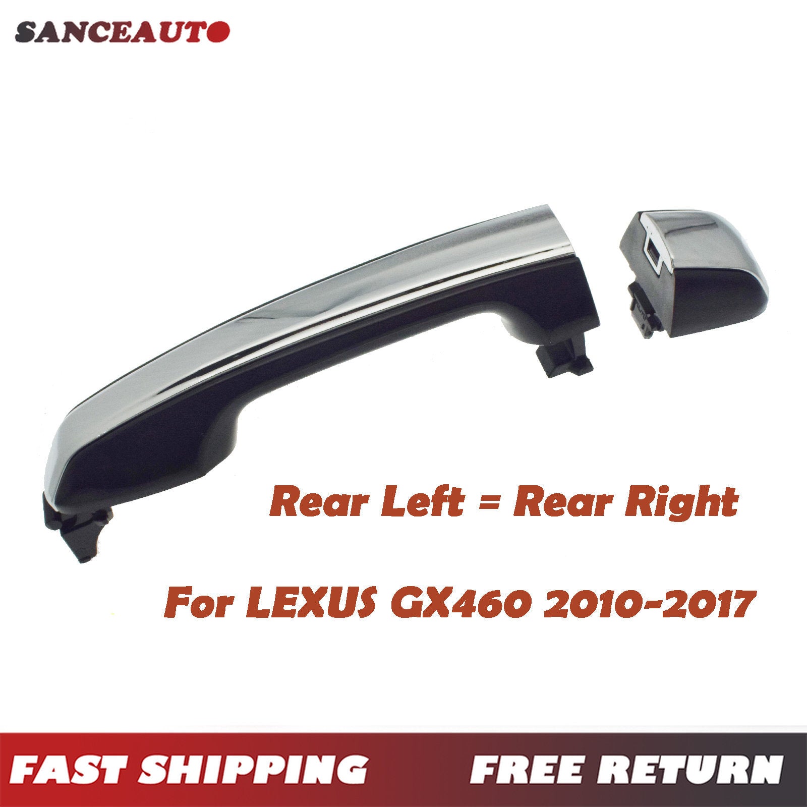 Rear left and right exterior door handles 69210-60170 suitable for LEXUS GX460 2010-2017 n