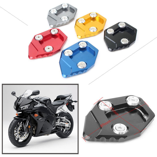 Kickstand Extension Side Stand Plate Pad CNC for Honda CBR600RR F5 2007-15 2008 Q