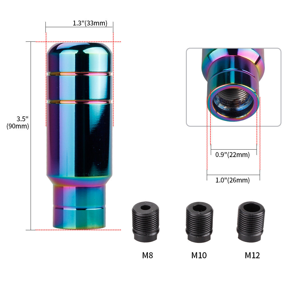JDM Universal Aluminum Automatic Manual Car Gear Stick Shift Knob Shifter Lever