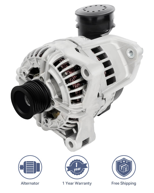 Fit for 2002-2006 for BMW 325CI 2.5L 330CI 3.0L Silver Alternator 12-31-1-432-980