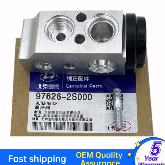 Air conditioning expansion valve compatible with 2011-2015 for Hyundai for Tucson and 2011-2016 for Kia Sportage SUV (all new).