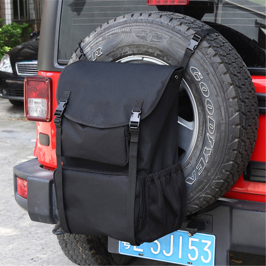 1PCS Spare Tire Trash Bag Fits 40 Tire for Jeep for Wrangler JK JKU JL JLU Outdoor