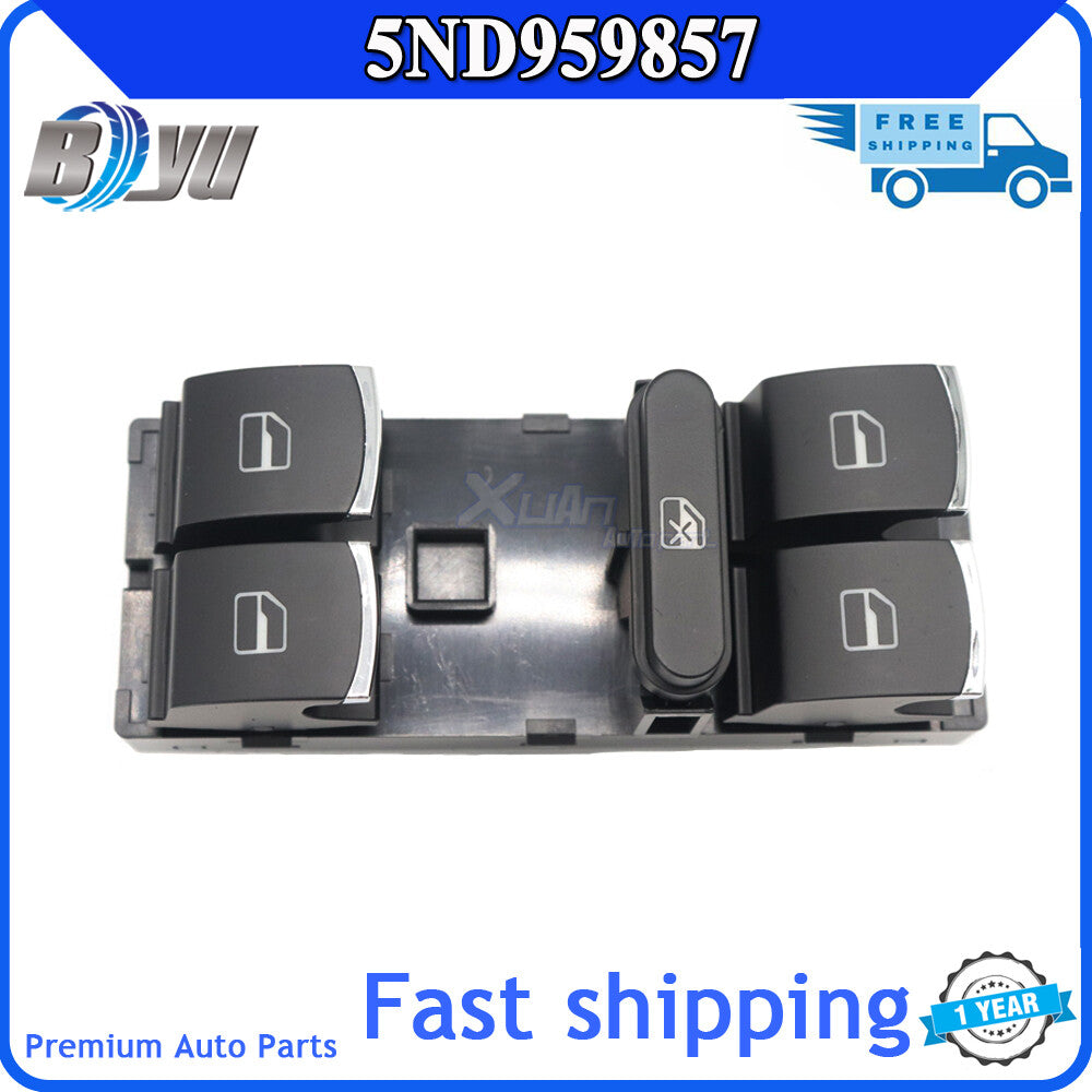 for Golf , for Jetta , for Passat , CC, for Tiguan 09-17 Left Front Power Window Switch v