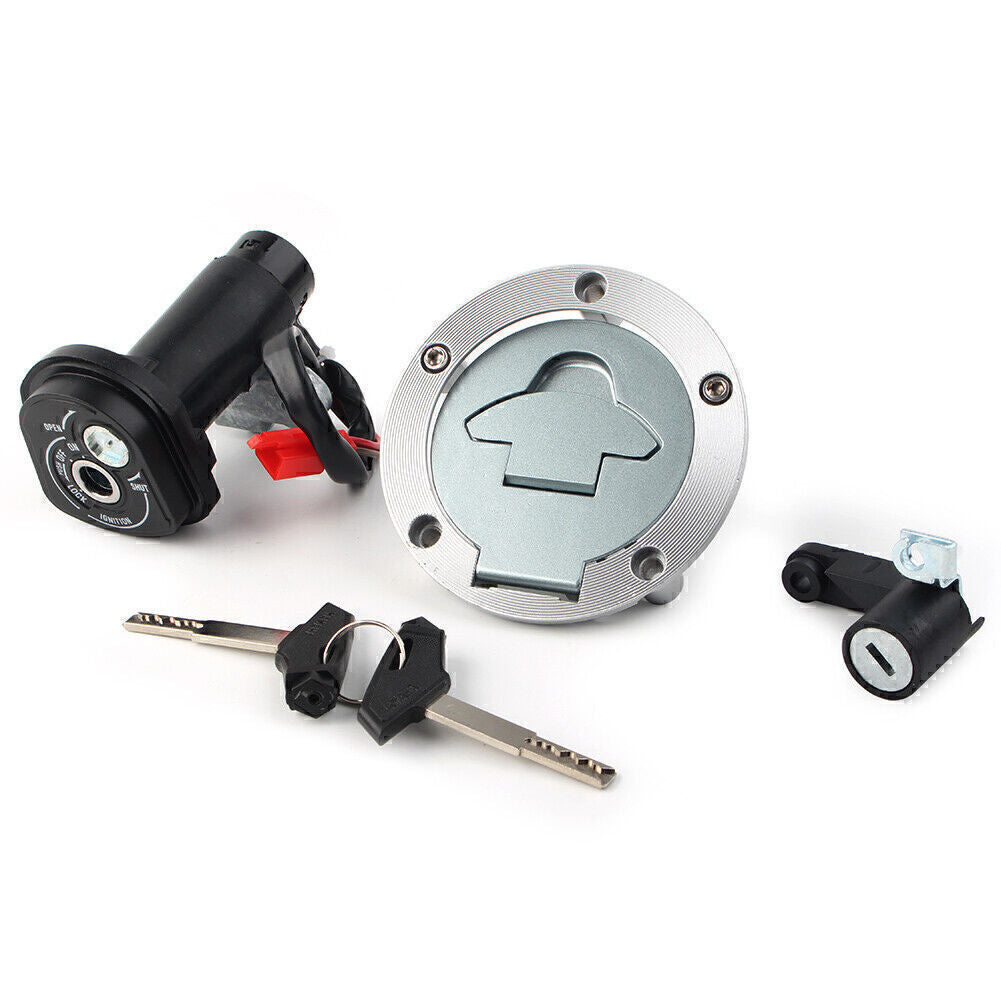 for Yamaha R15 MT15 Ignition Key Switch for Seat Lock Fuel Tank Gas Cap Cover Set Q