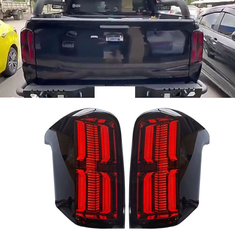 A pair of LED taillights for Mitsubishi TRITON L200 2015-2018 new pickup truck brake lights.
