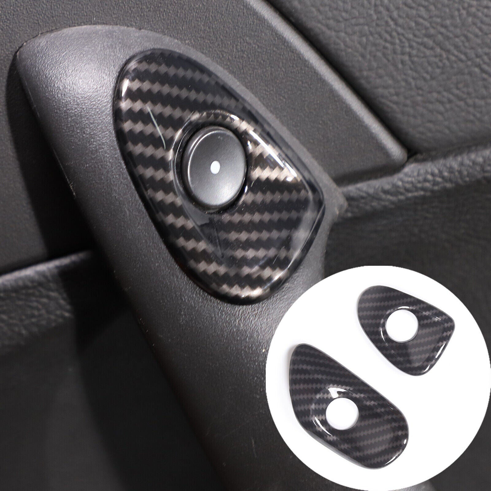 for Corolla 2019-23 Dashboard Center Air Vent Cover Trim Carbon Fiber- v
