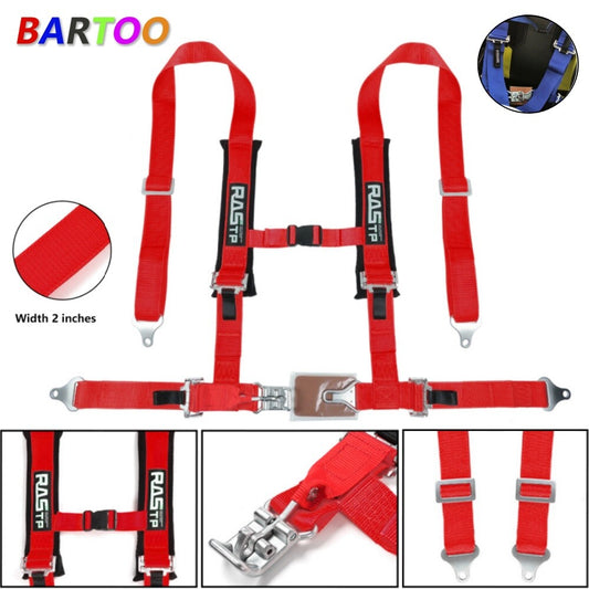 4-Point 2 Harness Strap for Seat Belt for Racing Car Auto Sport Universal Q