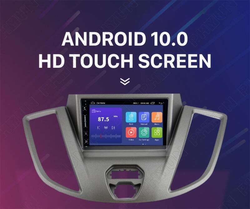 cam 1GB+16GB 7-inch Android 10.0 Car Stereo Radio GPS Player for Transit 2015-2022 n