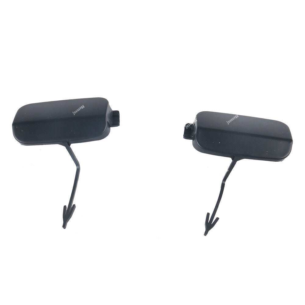 Pair Right+Left Primed Rear Bumper Tow Hook Eye Cover Cap for Audi Q7 2010-2015