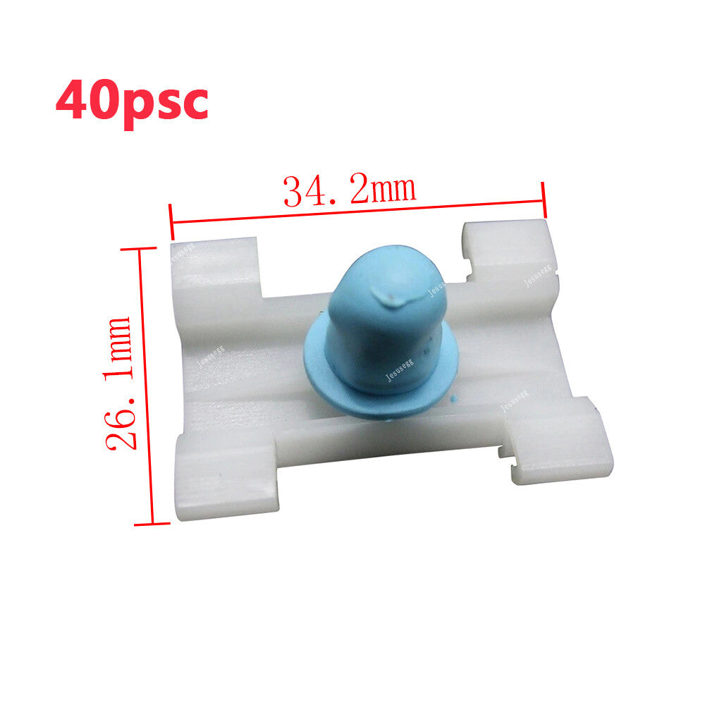 40Pac Door Fender Moulding Retainers Clip Rubber for BMW E38 E39 750iL 528i 540i Q