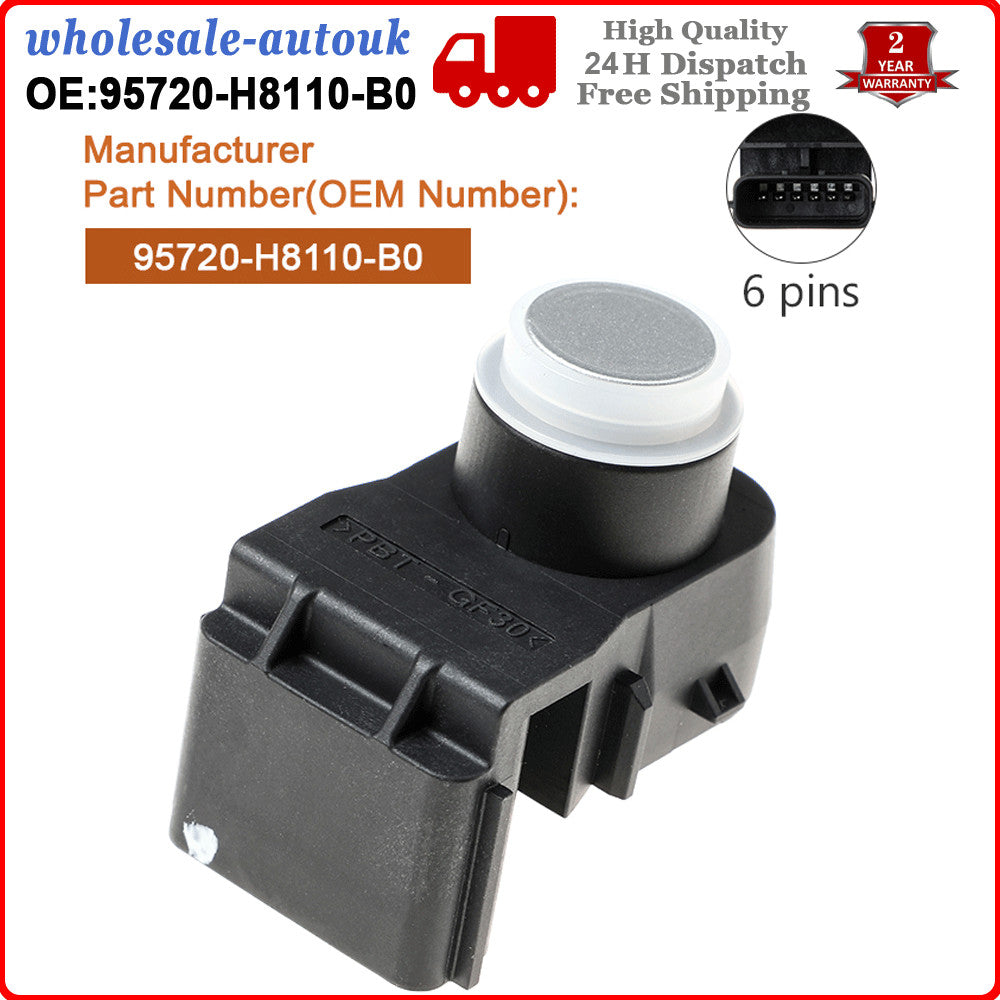 SET OF 4 CENTRE REAR BUMPER PDC PARKING SENSOR for KIA STONIC 17-20 95720-H8110 Q