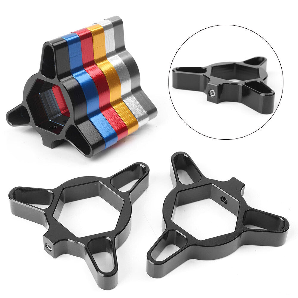 2x 19mm CNC Aluminum Hexagon Anodized Fork Preload Adjuster Universal Q
