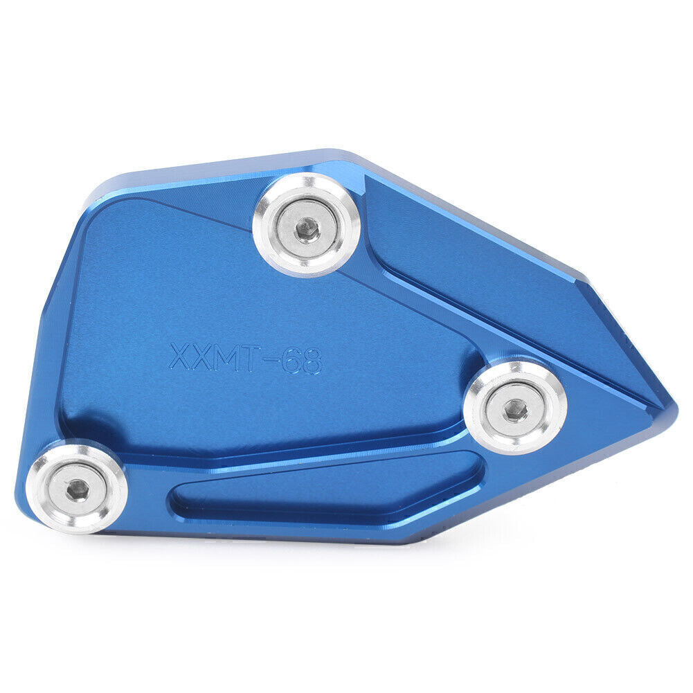 Kickstand Side Foot Stand Extension Pad Plate Fit for BMW C650 GT 2012-2016 15 Blue Q