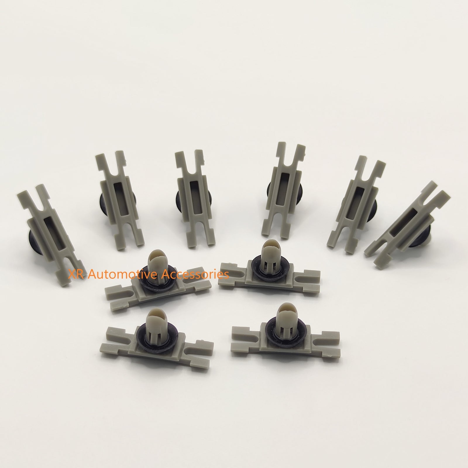 10Pcs for BMW Car Door Window Exterior Chrome Trim Moulding Clips 51137117240