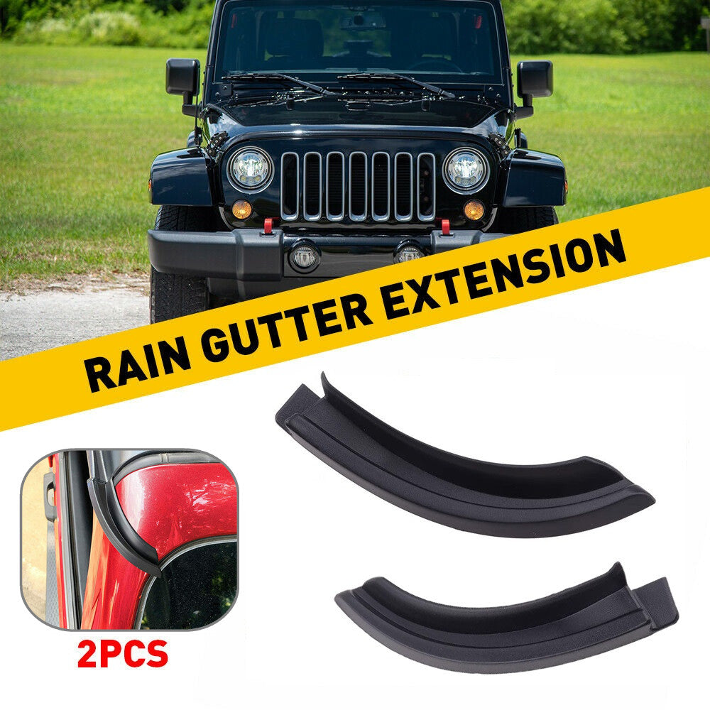 2-piece extended gutter kit for Jeep for Wrangler JLU Gladiator JT- n