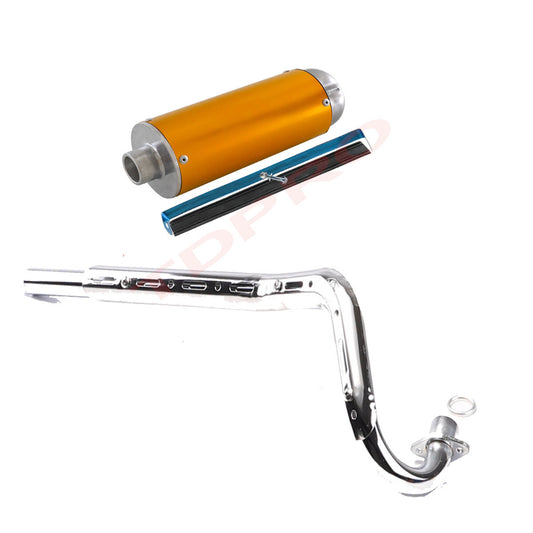 28mm exhaust muffler pipe for 50cc, 90cc, 110cc, and 125cc Apollo SSR Pit bicycles/all-terrain vehicles CT70