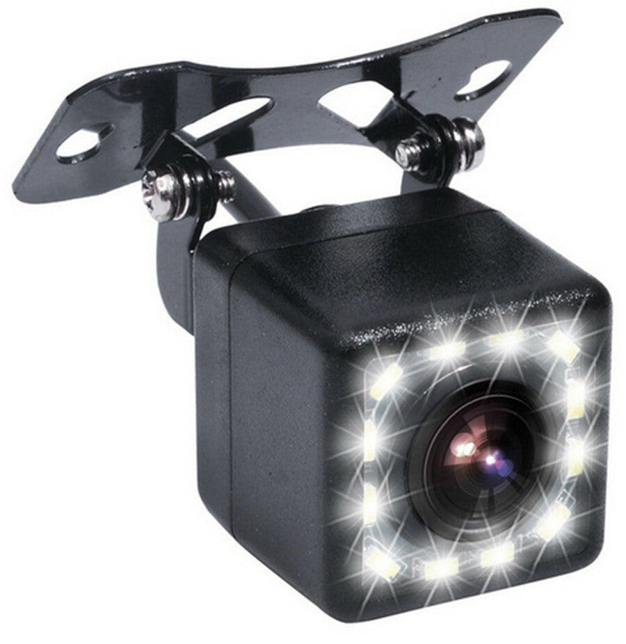 12 LED Car Rear View Backup Camera Reverse Night Vision Waterproof Cam Kit 170o