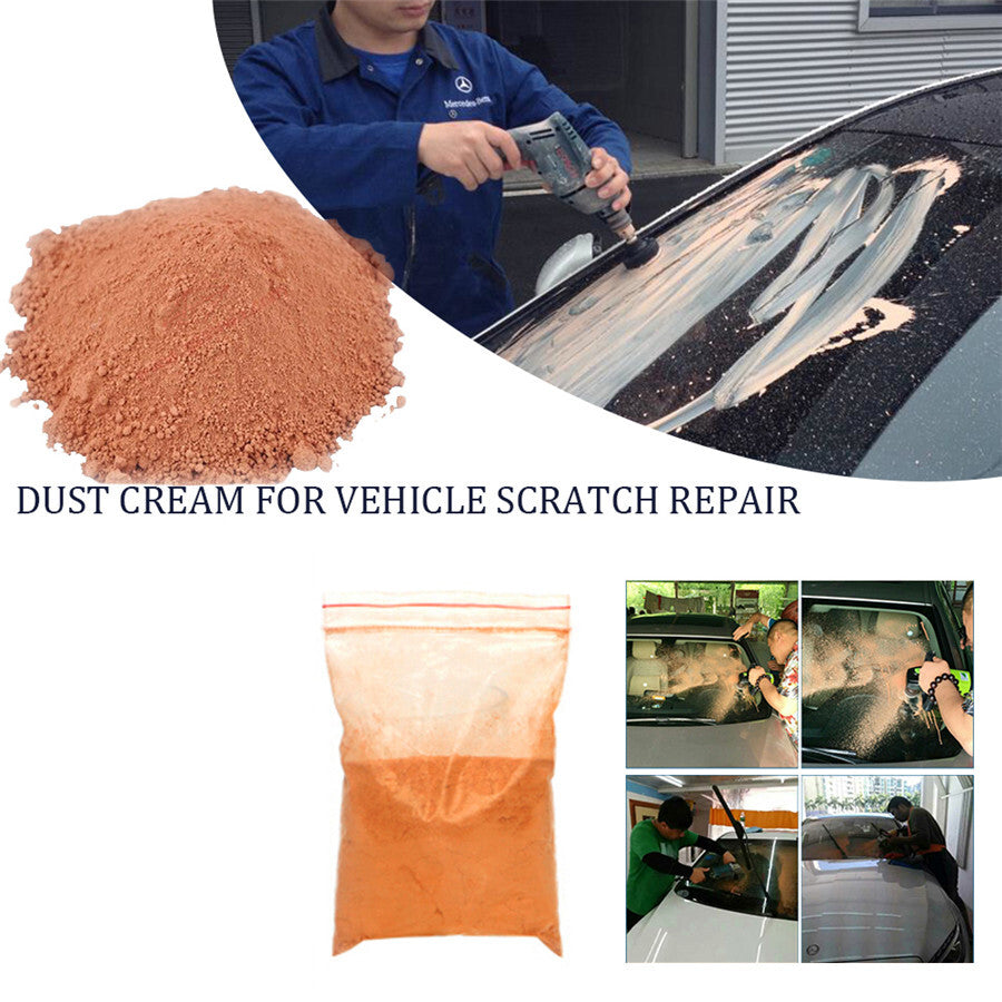 Car Windshield Deep Scratch Remover 8 Oz Cerium Oxide Powder Glass Polishing Kit